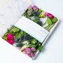 Brievenbus boeket paars pakket